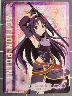 Konno Yuuki Action Point (AP05) - Sword Art Online Vol.2 - Foil - Union Arena - Image 3