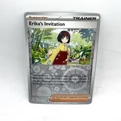 Erika's Invitation Reverse Holo NM 160/165 Scarlet & Violet 151 Pokemon Card - Image 1