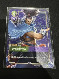 Riftbound YASUO Unforgiven METAL Card Houston Prize Wall Exclusive Promo - Image 1