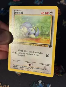 Pokemon Cards Dratini 53/82 Team Rocket FIRST EDITION WOTC - (NM-) - Image 2