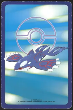 METAGROSS KING OF SPADES SAPPHIRE POKEMON POKER CARD JAPANESE 2003 - Image 3