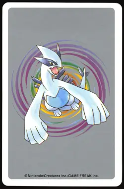 SNORLAX NO. 143 8 OF SPADES POKEMON SILVER POKER CARD JAPANESE 1999 - Image 3