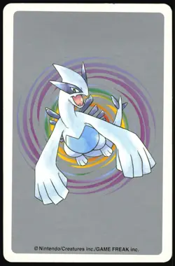 SUICUNE NO. 245 KING OF HEARTS POKEMON SILVER POKER CARD JAPANESE 1999 - Image 3