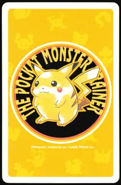 DITTO NO. 132 10 OF DIAMONDS YELLOW POCKET MONSTER POKER CARD POKEMON JAPANESE - Image 3