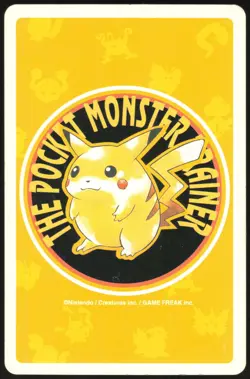 SHELLDER NO. 090 5 OF SPADES YELLOW POCKET MONSTER POKER CARD POKEMON JAPANESE - Image 3