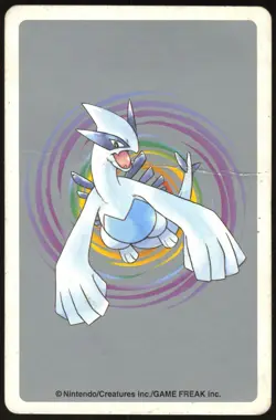 GRIMER NO. 088 9 OF SPADES POKEMON SILVER POKER CARD JAPANESE 1999 - Image 3