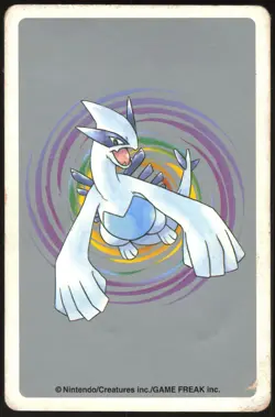 SLOWKING NO. 199 KING OF SPADES POKEMON SILVER POKER CARD JAPANESE 1999 - Image 3