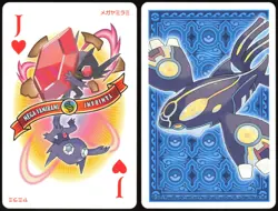 MEGA SABLEYE NO. 302 JACK OF HEARTS OMEGA SAPPHIRE POKER CARD POKEMON JAPANESE - Image 1