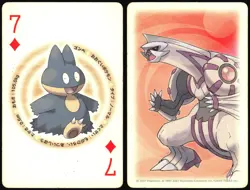 MUNCHLAX 7 OF DIAMONDS DIAMOND PEARL POKEMON POKER CARD JAPANESE 2006 - Image 1