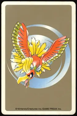 VAPOREON NO. 134 7 OF CLUBS GOLD POKEMON POKER CARD JAPANESE GOLD 1999 - Image 3