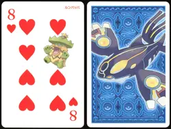 LUDICOLO NO. 272 8 OF HEARTS OMEGA SAPPHIRE POKER CARD POKEMON JAPANESE 2015 - Image 1