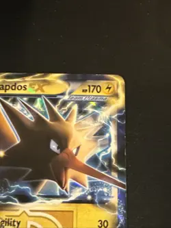 2012 Zapdos EX 48/135 Holo Ultra Rare Pokemon Card Team Plasma - Image 4