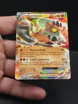 Pokemon TCG Landorus EX Ultra Rare Holo Card Boundaries Crossed 89/149 - Image 4