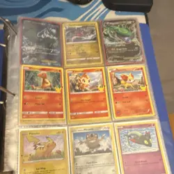 Pokemon TCG Foil Card Lot Binder Charmander Pikachu Mewtwo GX V EX English - Image 5