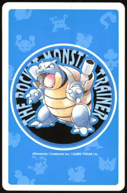 ERIKA MISTY GYM LEADERS JOKER BLUE POCKET MONSTER POKER CARD POKEMON JAPANESE - Image 3