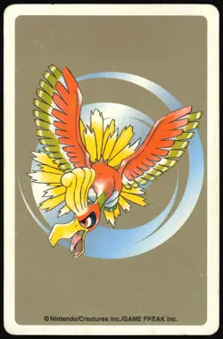 MEOWTH NO. 052 3 OF HEARTS POKEMON GOLD POKER CARD JAPANESE 1999 - Image 3
