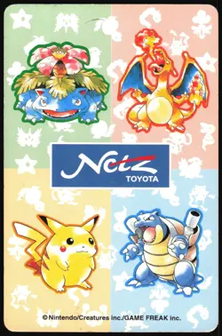 MAGMAR NO. 126 JACK OF CLUBS NETZ TOYOTA POKER CARD POKEMON JAPANESE 1996 - Image 3