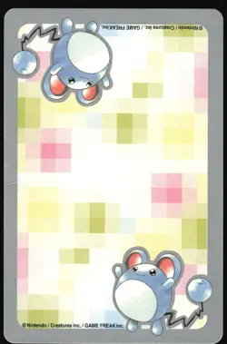 AMPHAROS NO. 181 10 OF CLUBS POKEMON SILVER POKER CARD JAPANESE 1999 - Image 3