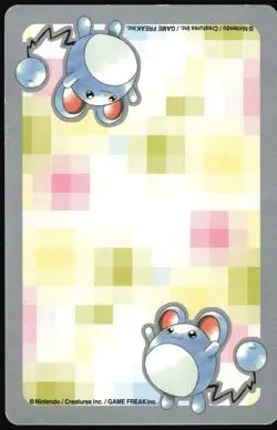TOGEPI NO. 175 6 OF SPADES POKEMON SILVER POKER CARD JAPANESE 1999 - Image 3