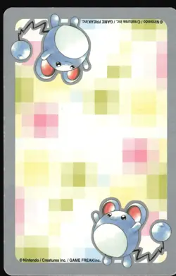 NATU NO. 177 6 OF HEARTS POKEMON SILVER POKER CARD JAPANESE 1999 - Image 3