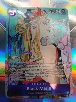 Black Maria (Illustration Box Vol.2) OP08-074 One Piece Promotion Cards Foil - Image 1