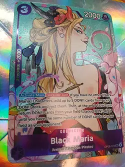 Black Maria (Illustration Box Vol.2) OP08-074 One Piece Promotion Cards Foil - Image 2