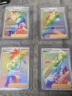 Pokemon TCG Lot Of 4 Secret Rare Rainbow Cards - Image 1