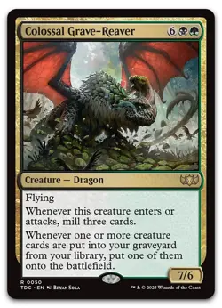Colossal Grave-Reaver #50 (NM) Tarkir Dragonstorm TDC Magic MTG - Image 1