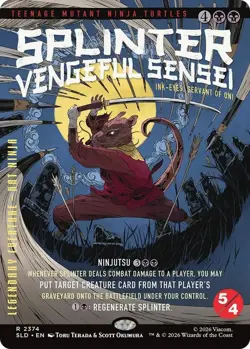 NM MTG REGULAR SPLINTER VENGEFUL SENSEI INK-EYES SERVANT OF ONI SECRET LAIR - Image 1