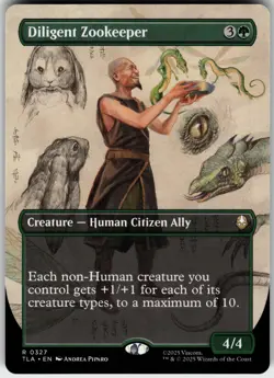 DILIGENT ZOOKEEPER (BORDERLESS) 327 AVATAR: THE LAST AIRBENDER RARE 2025 LP - Image 2