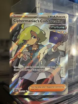 Pokemon Ciphermaniac's Codebreaking 198/162 SV05 Temporal Forces Holo Ultra Rare - Image 1