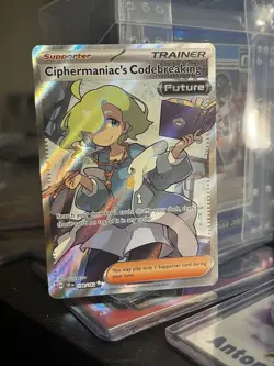 Pokemon Ciphermaniac's Codebreaking 198/162 SV05 Temporal Forces Holo Ultra Rare - Image 3