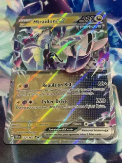 Pokemon TCG Miraidon ex 122/162 Double Rare Temporal Forces NM/M - Image 2