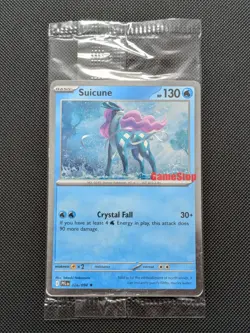 Pokemon Suicune 026/094 Phantasmal Flames Cosmos Holo GameStop Promo - SEALED - Image 1