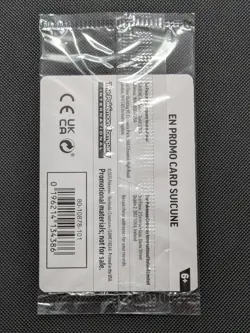 Pokemon Suicune 026/094 Phantasmal Flames Cosmos Holo GameStop Promo - SEALED - Image 2