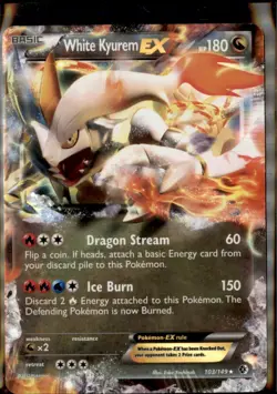 Pokemon Boundaries Crossed White Kyurem Ex 103/149 - Image 1
