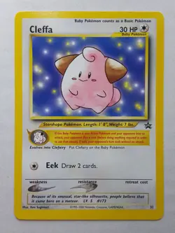 Cleffa 31 Black Star Promo Pokemon card - Image 1