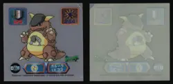 KANGASKHAN D111 SUPER DX GOLD STICKER JAPANESE POKEMON TRANSLUCENT 1999 - Image 1