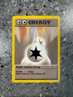 Pokemon TCG Cards Double Colorless Energy 96/102 Base Set Uncommon EXC - Image 1
