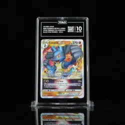 Lucario VSTAR SWSH214 SWSH: Sword & Shield Promo Cards Holo TAG 10 Gem Mint - Image 1