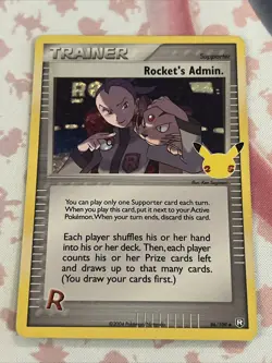 Rocket's Admin Holo | MINT | 25th Anniversary Celebrations 86/109 | Pokemon - Image 1