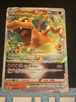 Pokemon Charizard VSTAR 018/172 Brilliant Stars Ultra Rare Holo - Image 1