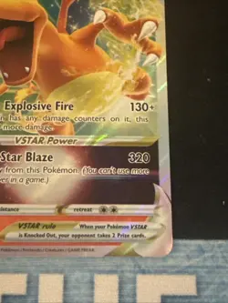 Pokemon Charizard VSTAR 018/172 Brilliant Stars Ultra Rare Holo - Image 3