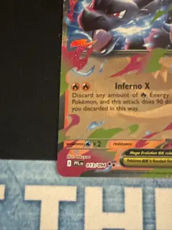 Pokemon TCG Mega Charizard X EX 013/094 Me02: Phantasmal Flames Double Rare NM - Image 2