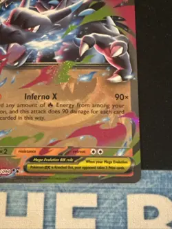 Pokemon TCG Mega Charizard X EX 013/094 Me02: Phantasmal Flames Double Rare NM - Image 3