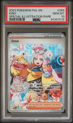 2023 POKEMON PAL EN-PALDEA EVOLVED SPECIAL ILLUSTRATION RARE #269 IONO PSA 10 - Image 1