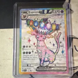 Pokemon Espeon ex SVP175 Promo Holo Stage 1 Psychic 270 HP Scarlet & Violet - Image 1