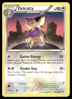Pokemon TCG Pokemon Delcatty Delcatty Uncommon Regular - Image 1