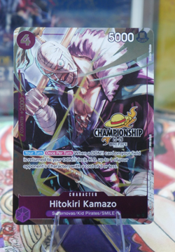 One Piece TCG Hitokiri Kamazo Killer Promo Celebration 25-26 Pack Championship - Image 1