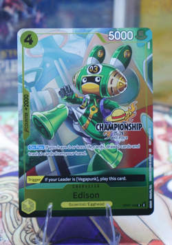 Edison (CS 25-26 Celebration Pack) OP07-100 One Piece TCG Promo Championship - Image 1